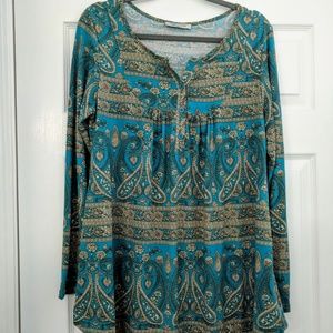 Womans Long sleeve tunic XL